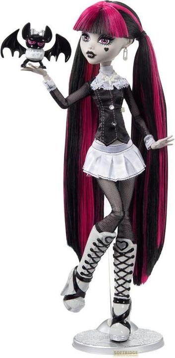 Monster High B&W Draculaura Puppe