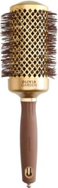 Productafbeelding Olivia Garden OLIVIA GARDEN Expert Blowout Shine szczotka do modelowania i suszenia włosów Złoto Brązowa 55mm