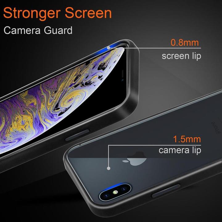Produktbild Cadorabo Hybrid Matt Cover (Apple iPhone XS Max)
