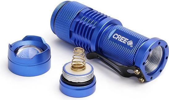 Actual product image JTI LED torch CREE Ultrafire - Blue (13.40 cm, 300 lm)