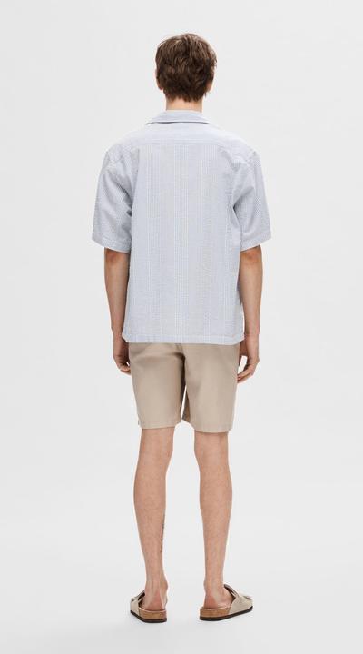 Image du produit Selected Homme Chemise à manches courtes en seersucker (L)