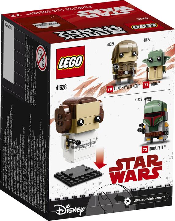 Actual product image LEGO Princess Leia Organa (41628, LEGO Brickheadz)