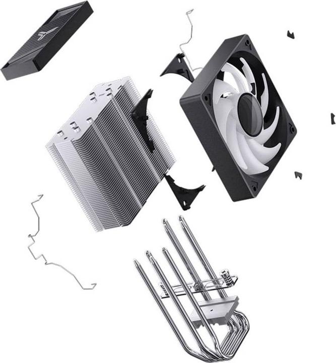 Actual product image Jonsbo CR-1000 V2 ARGB - black (154 mm)