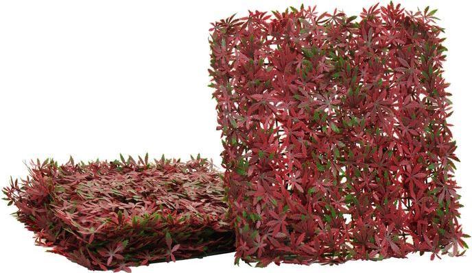 Mendler Piastrella HWC-L78, rivestimento frangivento per terrazza/balcone, 4x 50x50cm ciascuno = 1m² - Ah (50 cm)
