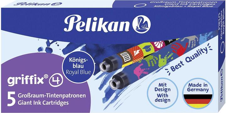 Produktbild Pelikan Griffix Grossraum-Tintenpatronen (Tintenfass, Königsblau)