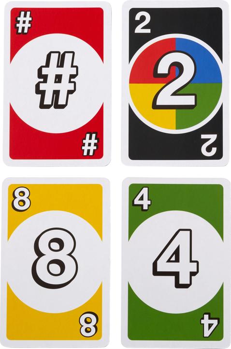 Actual product image Mattel Games UNO Dos (German, French, Italian, English)