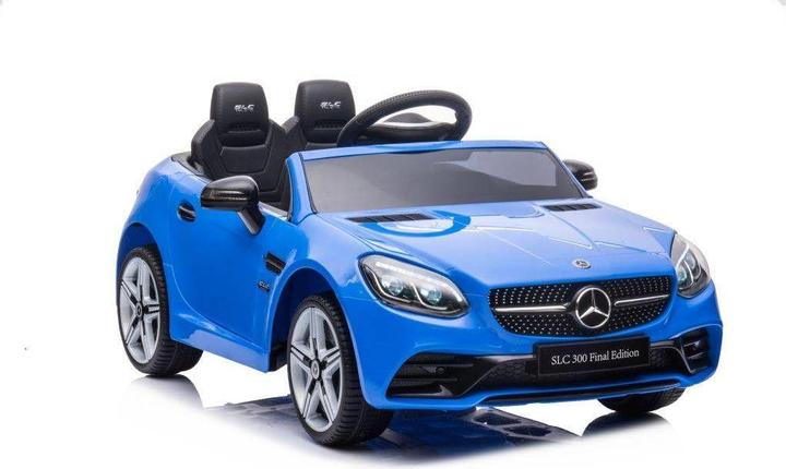 Lean Toys Two-seater electric car for children Mercedes SLC 300, blue