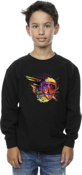 Image du produit - Sweat GUARDIANS OF THE GALAXY ABSTRACT SHIELD CHEST - Garçon (140, 146)