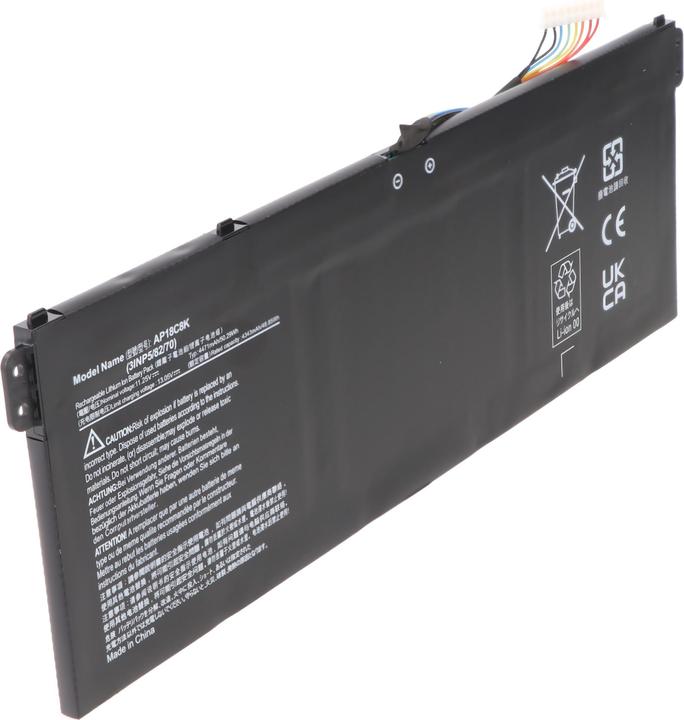 Actual product image AccuCell Battery suitable for Acer Aspire 5, Acer Swift 3, Acer TravelMate B1 B118, AP18C8K, 11.25V 4450mAh (4450 mAh)