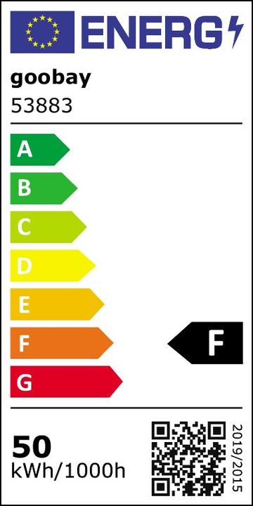 Energie-Label Goobay Aussenstrahler (4260 lm, IP44)