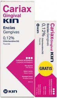 Actual product image KIN Cariax Gingival Mouthwash and Toothpaste 500ml + 75ml (500 ml, Mouthwash)