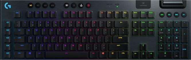 Produktbild Logitech G915 LIGHTSPEED Wireless RGB Mechanical Gaming Keyboard - GL Tactile - CARBON - UK - INTNL (Eng. Int., Kabelgebunden)