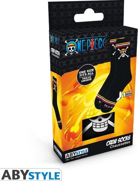 Image du produit One Piece - Chaussettes - Noir - Skull (lot de 2, 38 - 43)
