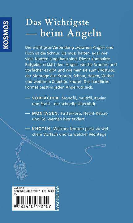 Produktbild Kosmos Knoten, Vorfach & Montagen (Deutsch, Ben Boden, 2022)