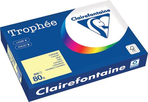 Immagine prodotto Clairefontaine Carta per fotocopie Trophée gialla DIN A3 80 g/m² 500 fogli (80 g/m²)