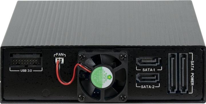 Produktbild Intertech INTER-TECH HDD-Wechselrahmen ST-7227U fuer 1x 6,35cm 2,5Zoll und 1x 8,89cm 3,5Zoll 1x USB 3.0 TypeC
