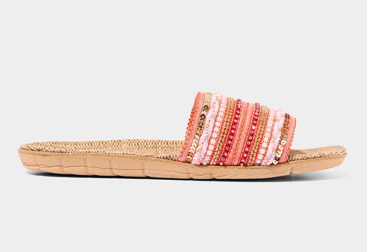 Actual product image Joe Browns Lightweight Sequin Embellished Sliders (L)