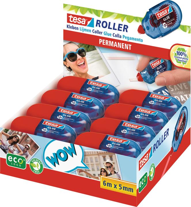 Actual product image tesa Mini glue roller permanent