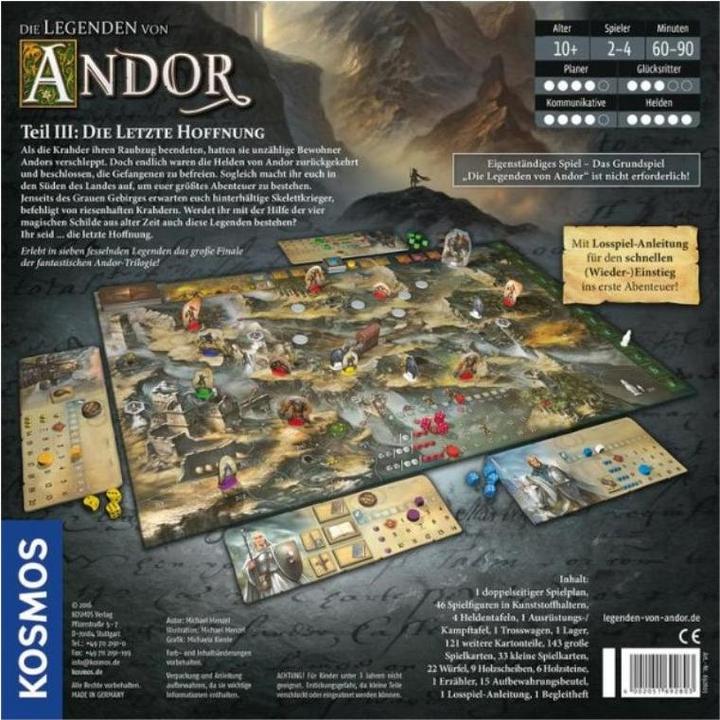 Actual product image Kosmos The Legends of Andor - Part III The last hope (German)