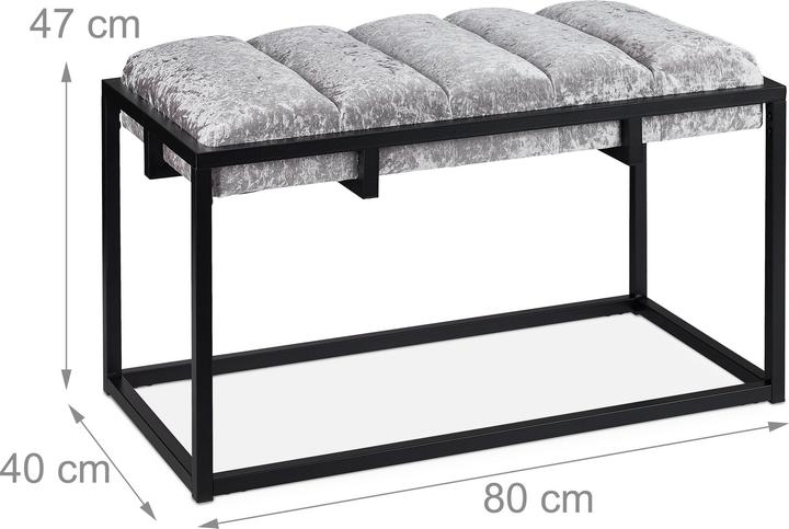 Productafbeelding Relaxdays Bank (80 cm)