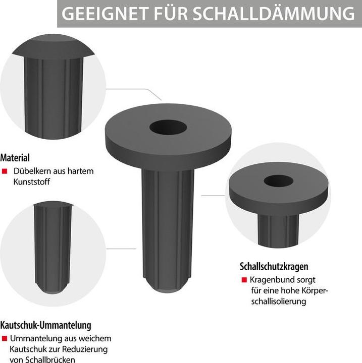 Produktbild Tox Schallschutzdübel Sonic KB 14/50 (50 Stk.) (50 Stk.)
