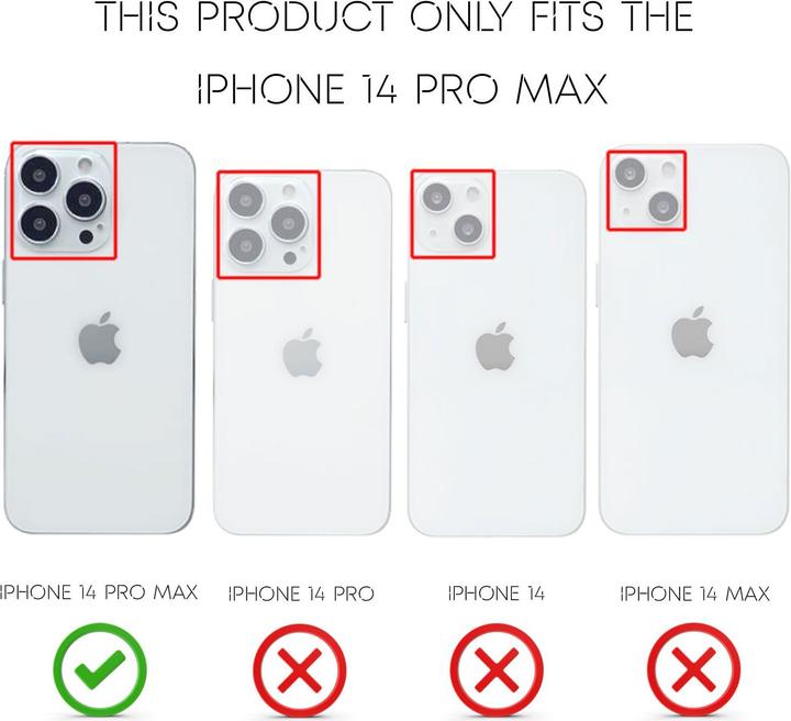 Immagine prodotto Nalia Copertura in silicone carbon look (Apple iPhone 14 Pro Max)