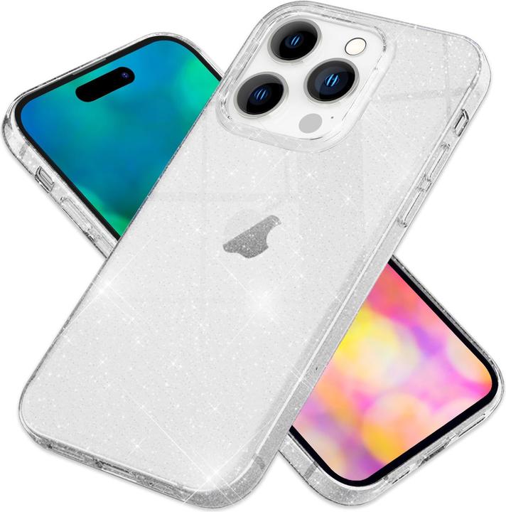 Produktbild Nalia Klare Glitzer Silikon Hülle (Apple iPhone 14 Pro)