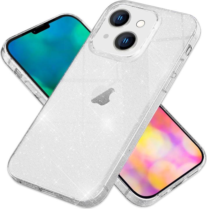 Image du produit Nalia Étui en silicone transparent à paillettes (Apple iPhone 14)