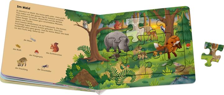 Actual product image Ravensburger Puzzle-Buch: Tiere der Welt (12 pieces)