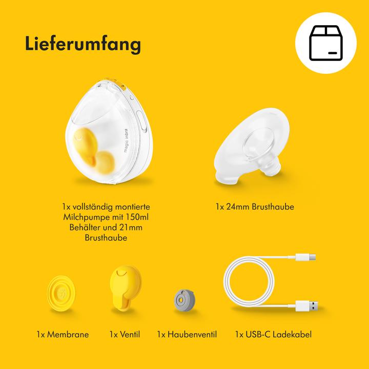 Image du produit Medela Magic InBra - tragbare Einzelmilchpumpe