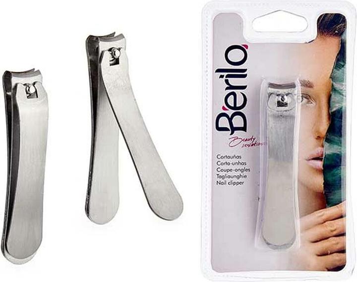 Produktbild Berilo Nagelknipser 1703240 Silberfarben Metall (12 Stück)