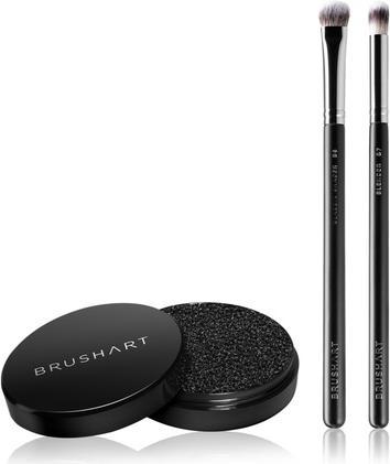 Actual product image BrushArt Professional Eyeshadow Brush Set with Cleaning Sponge (Eye shadow)