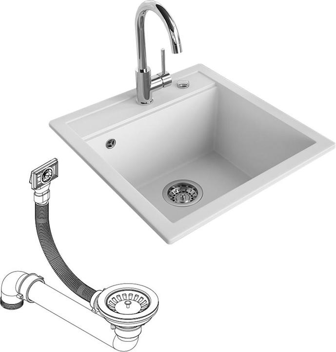 Produktbild Bergström Tesa (Einbauspüle, 49 cm, 50 cm)