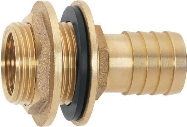 Produktbild Geka Regentonnenanschluss Set 1 Zoll Messing Schlauchgrösse 25 mm Innengewinde 3/4 ″ (Kupplung, 25 mm)