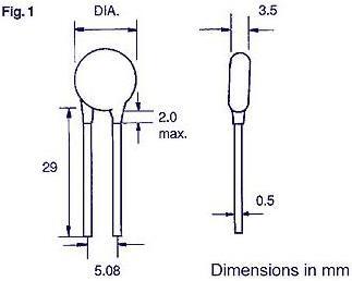 Actual product image Hitano CERAMIC CAPACITOR 10nF