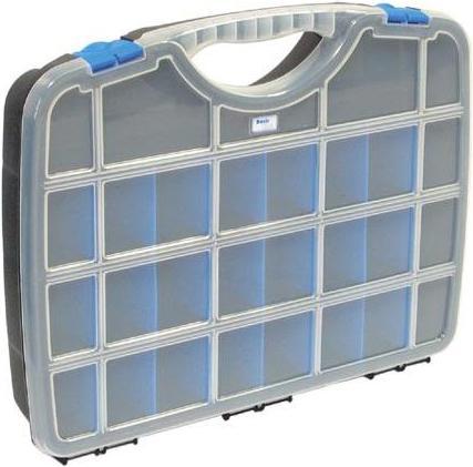 Image du produit Velleman - Boîte de Rangement - 388 x 290 x 61 mm - 21 Séparateurs Amovibles