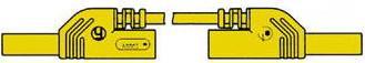 Image du produit Velleman CORDON DE MESURE ISOLE 4mm 50cm AVEC REPRISE - JAUNE (MLB-SH/WS 50/1)