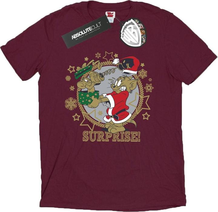 Tom & Jerry Christmas Surprise TShirt (S)