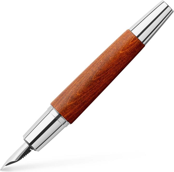 Produktbild Faber-Castell e-motion Holz Füller (Silber, Wood)