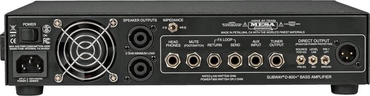 Actual product image Mesa Boogie Subway D-800 Head (Bass, 800 W)