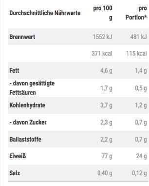 Nährwerte und Zutaten Optimum Nutrition 100% Whey Gold Standard (Vanilla Ice Cream, 1 Stk., 300 g)