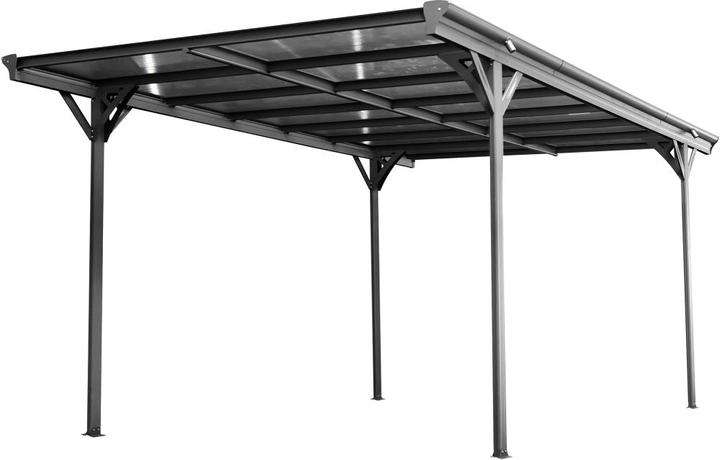Floraworld Carport mit Flachdach4 Pf osten305 x 503 x 207/232 cmBeschaffungsartikel