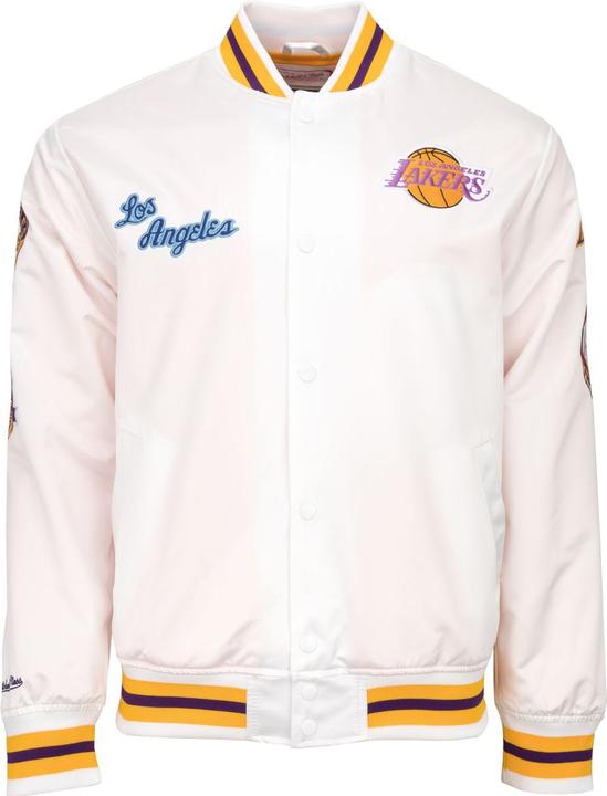 Mitchell & Ness City Lightweight Satin Jacke - Los Angeles Lakers - XL (XL)