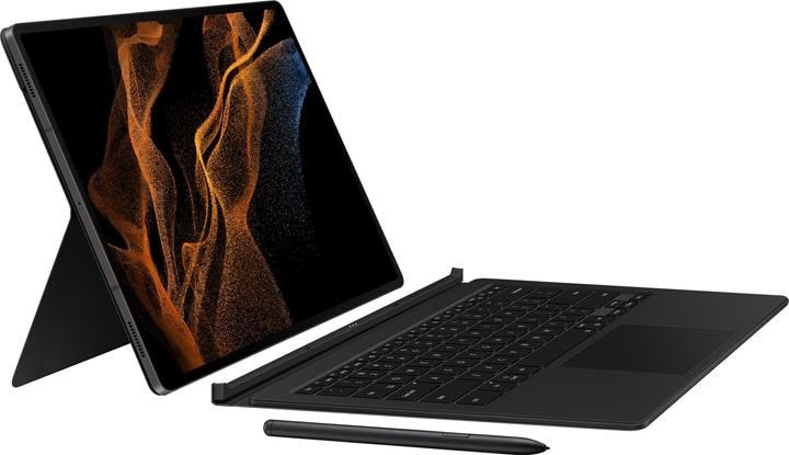 Samsung Book Cover Keyboard pour Galaxy Tab S8 Ultra, Noir (DE, Galaxy Tab S8 Ultra)