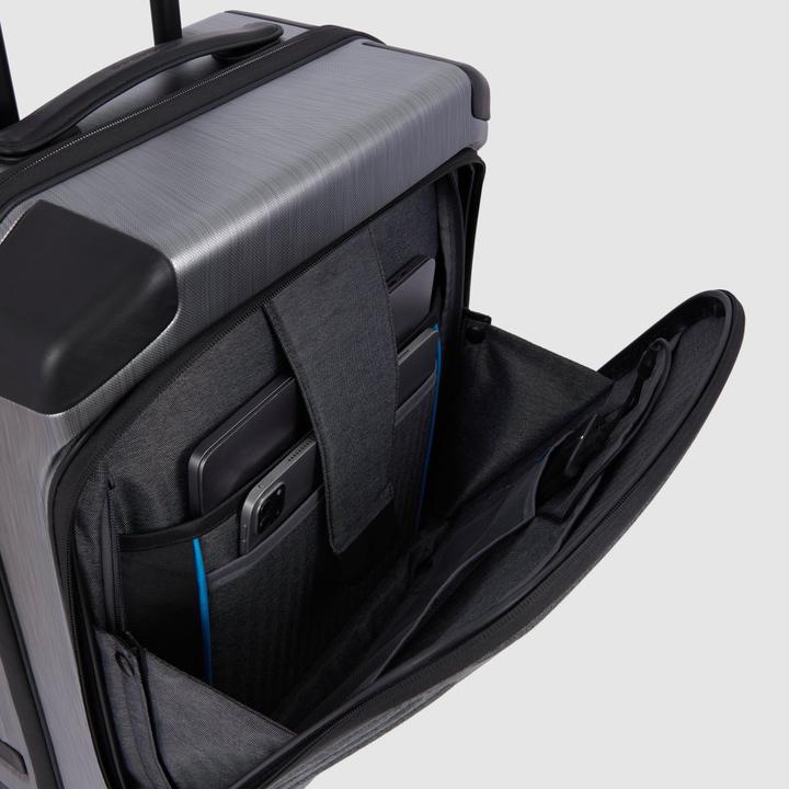 Produktbild Piquadro PQ-Light - Premium Handgepäcktrolley mit Frontfach für Laptop/Tablet (38 l, Handgepäck (bis 50l))