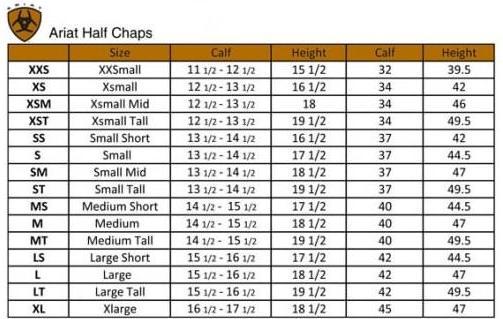 Actual product image Ariat Chaps V Sport (XS)