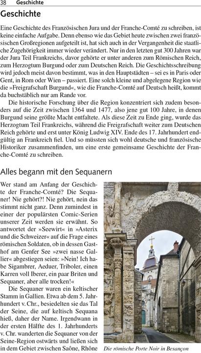 Produktbild Reiseführer Französischer Jura (Deutsch, Sabine Herre, 2025)