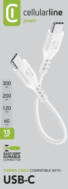 Actual product image Cellularline USB Cable Portable (0.15 m, USB 3.2 Gen 1)