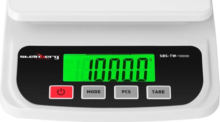 Produktbild Steinberg Tischwaage Digitalwaage Zählwaage Briefwaage 10 Kg / 1 G Lcd-Display Kg/ Ct/ Lb