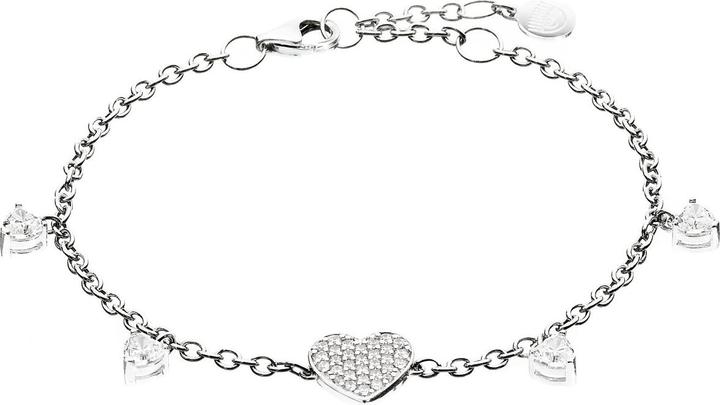 Chiara Ferragni Heart Armband (19 cm, Silber 925)